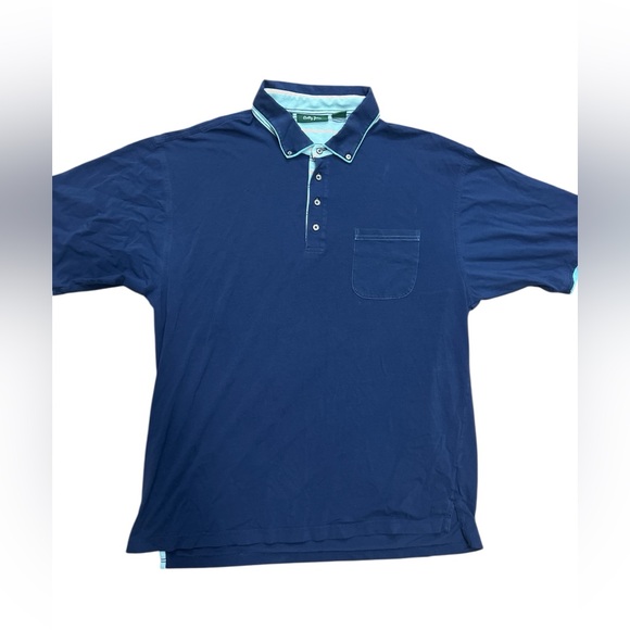 Bobby Jones Other - LN Bobby Jones polo Shirt Mens XL Navy Blue Golf Pima Cotton Short Sleeve